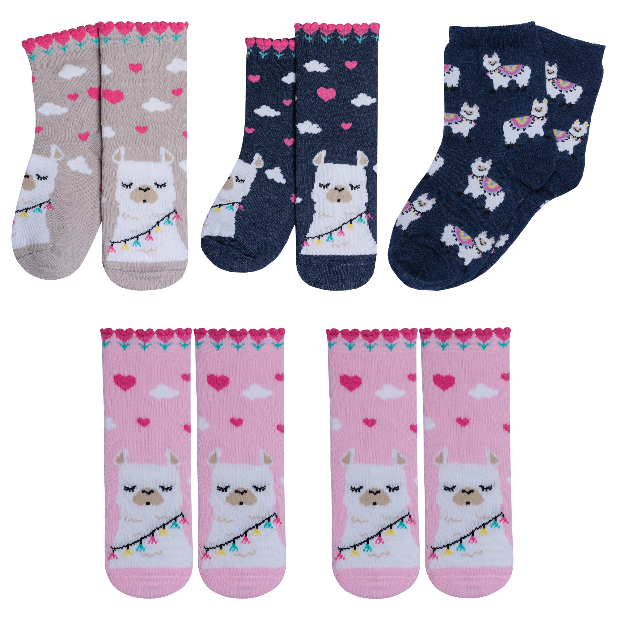 

Носки детские Rusocks 5-Д3-13047, бежевый; синий; розовый, 12-14, 5-Д3-13047