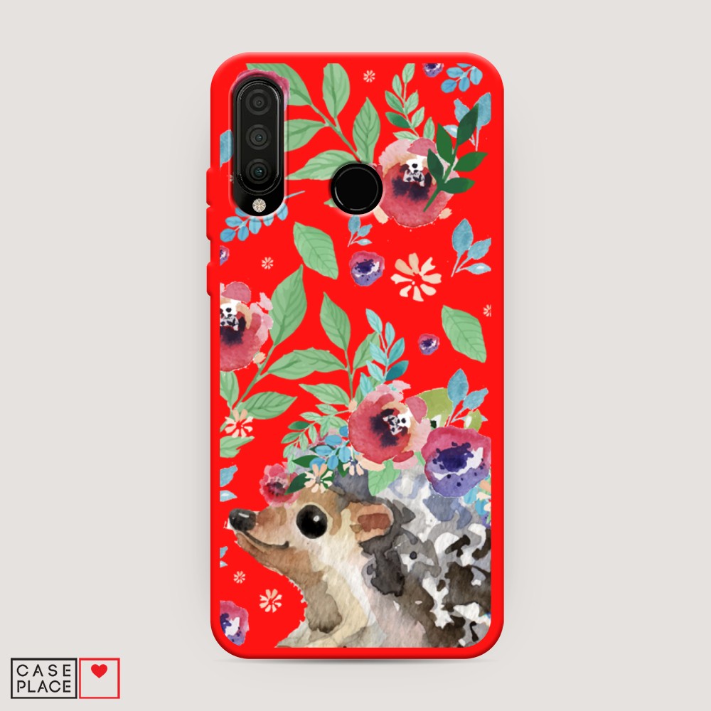 

Чехол Awog на Honor 20 Lite 2020 "Ежик в цветах акварель", Разноцветный, 611253-1
