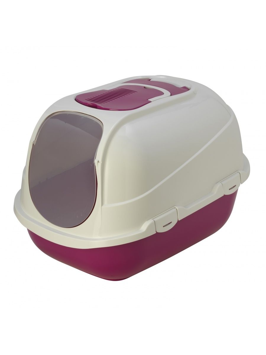 

Туалет для кошек Moderna Mega Comfy, прямоугольный, розовый, 65,7х49,3х47 см, Mega Comfy