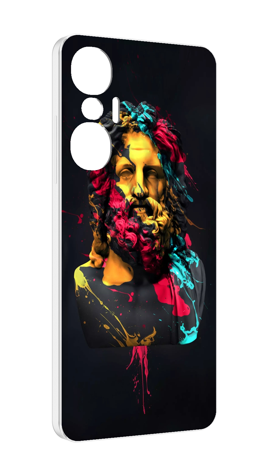 

Чехол MyPads арт-статуя-краски для Infinix Hot 20S противоударный, Tocco