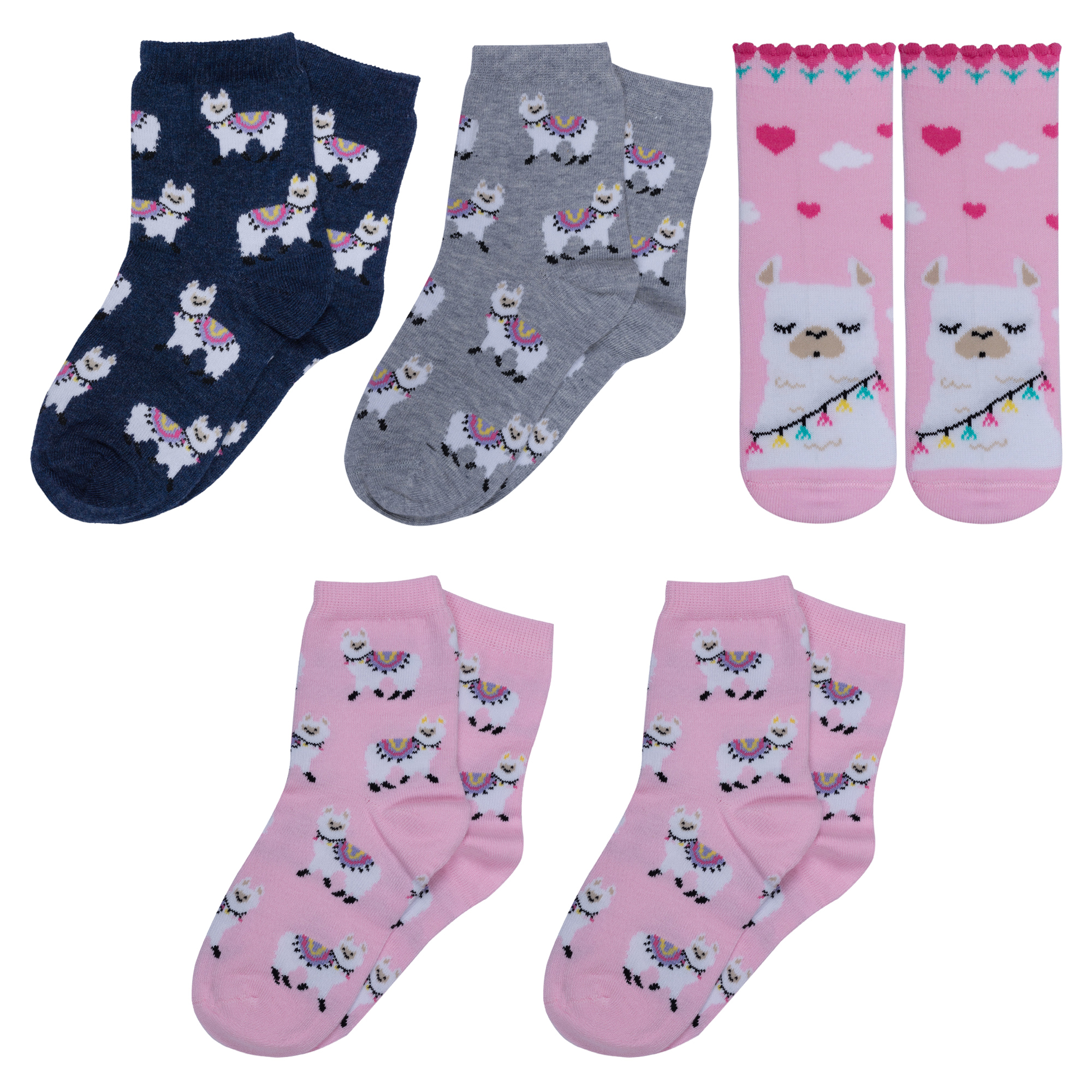 

Носки детские Rusocks 5-Д3-13047, синий; серый; розовый, 14-16, 5-Д3-13047