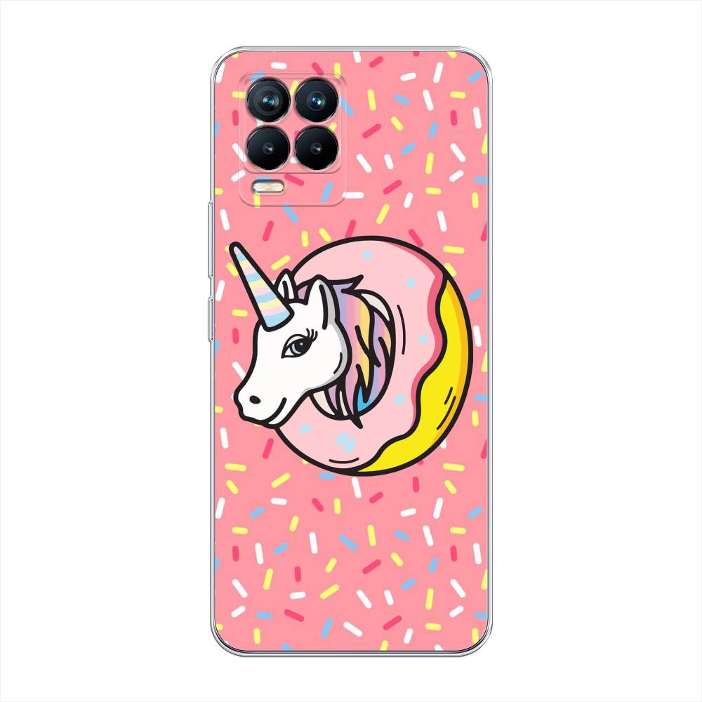 

Чехол Awog на Realme 8 "Единорог в пончике", Разноцветный, 255450-2
