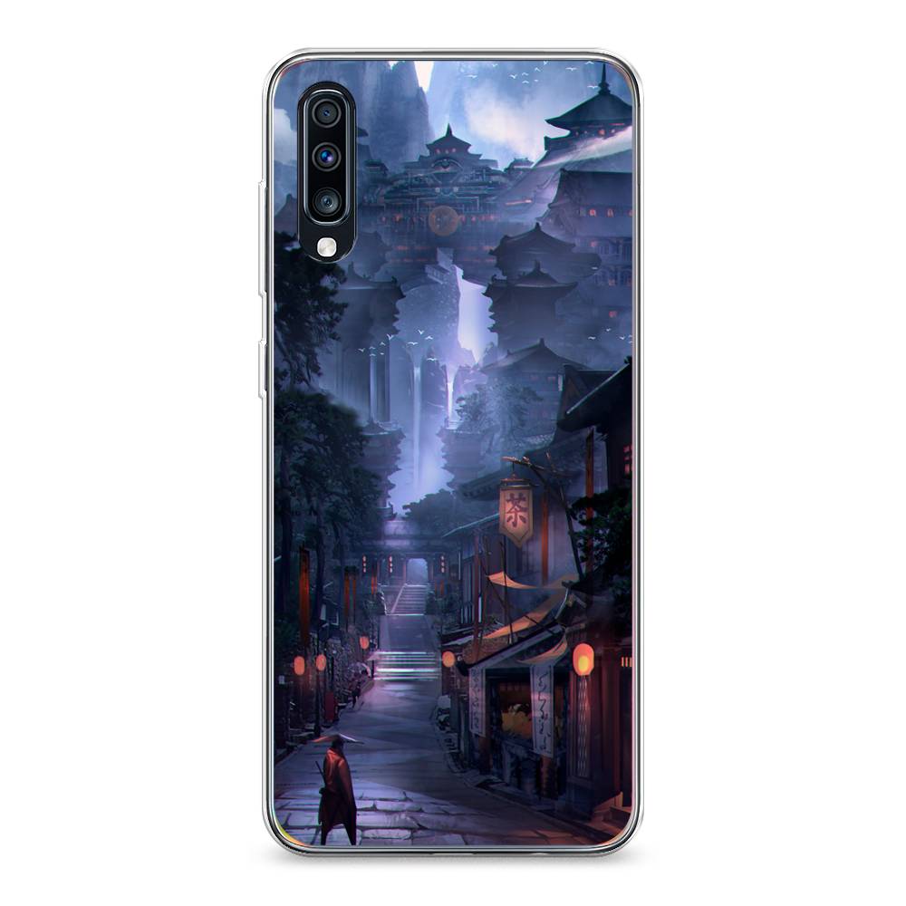 

Чехол Awog на Samsung Galaxy A70 "Одинокий самурай", Разноцветный, 28150-10