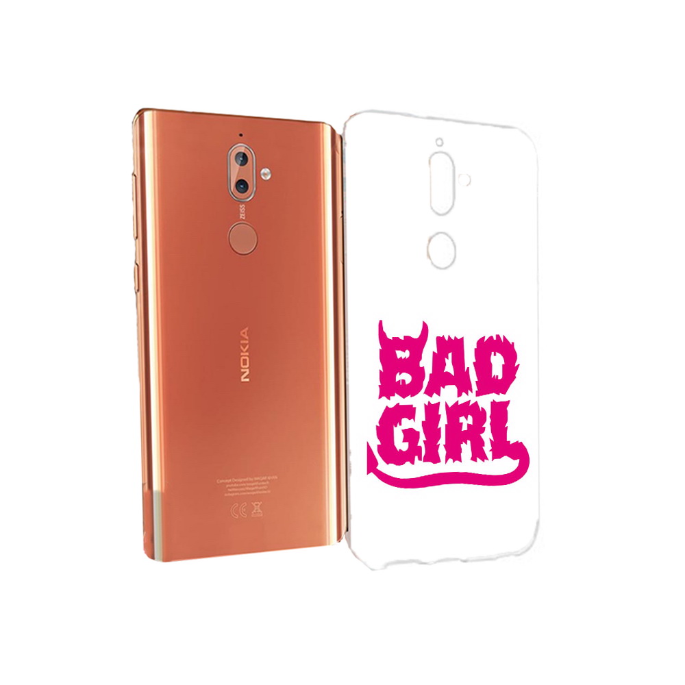 

Чехол MyPads Tocco для Nokia 9 плохая девочка (PT126479.94.545), Прозрачный, Tocco