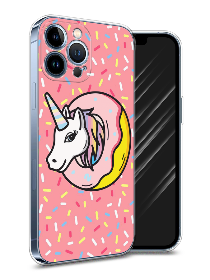 

Чехол Awog на Apple iPhone 13 Pro Max / Айфон 13 Pro Max "Единорог в пончике", Разноцветный, 14450-2