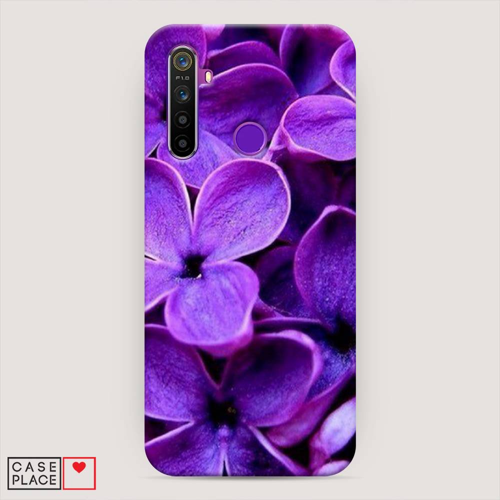 

Пластиковый чехол "Сирень крупная" на Realme 5, 251520-6