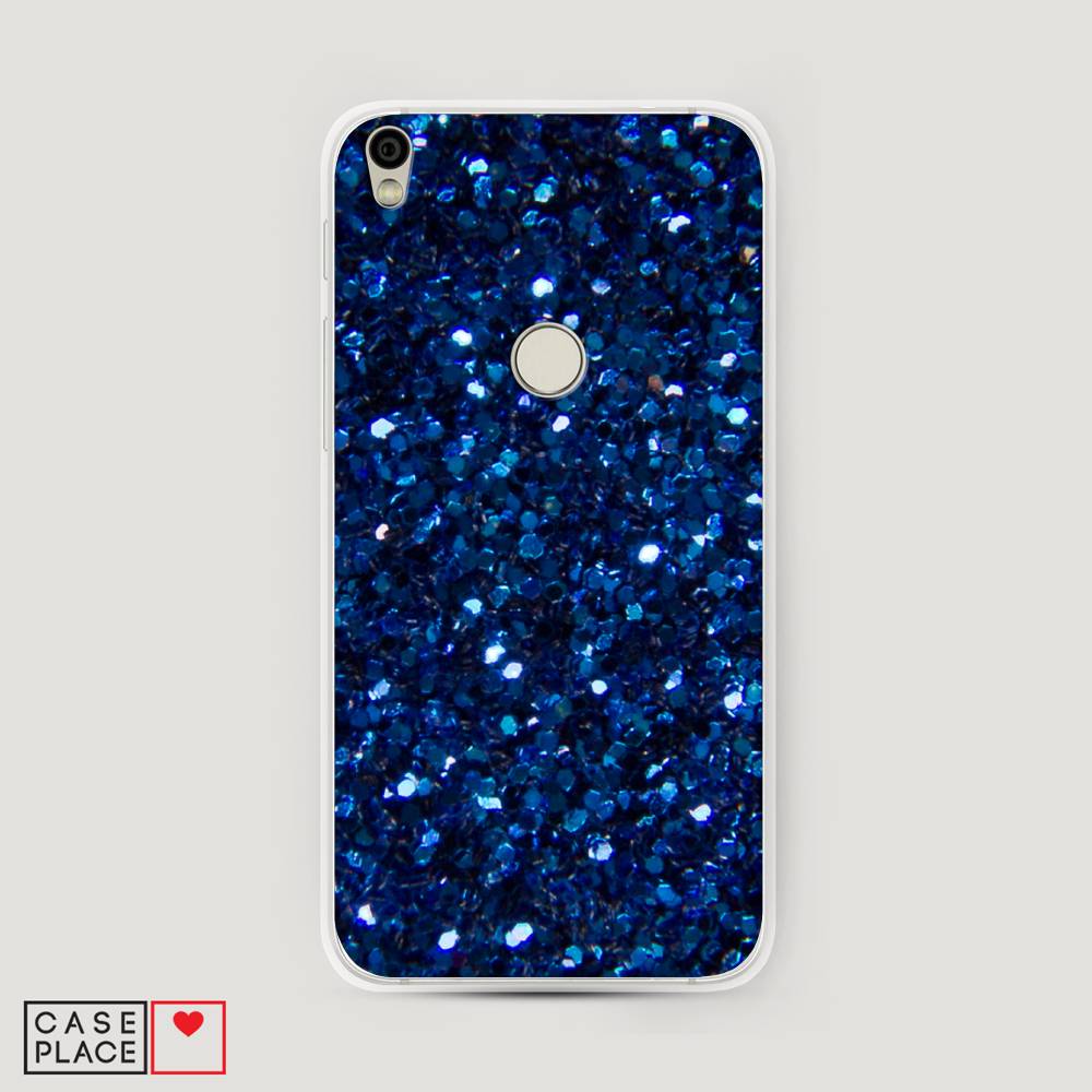 

Чехол Awog "Синие блестки рисунок" для Alcatel Shine Lite