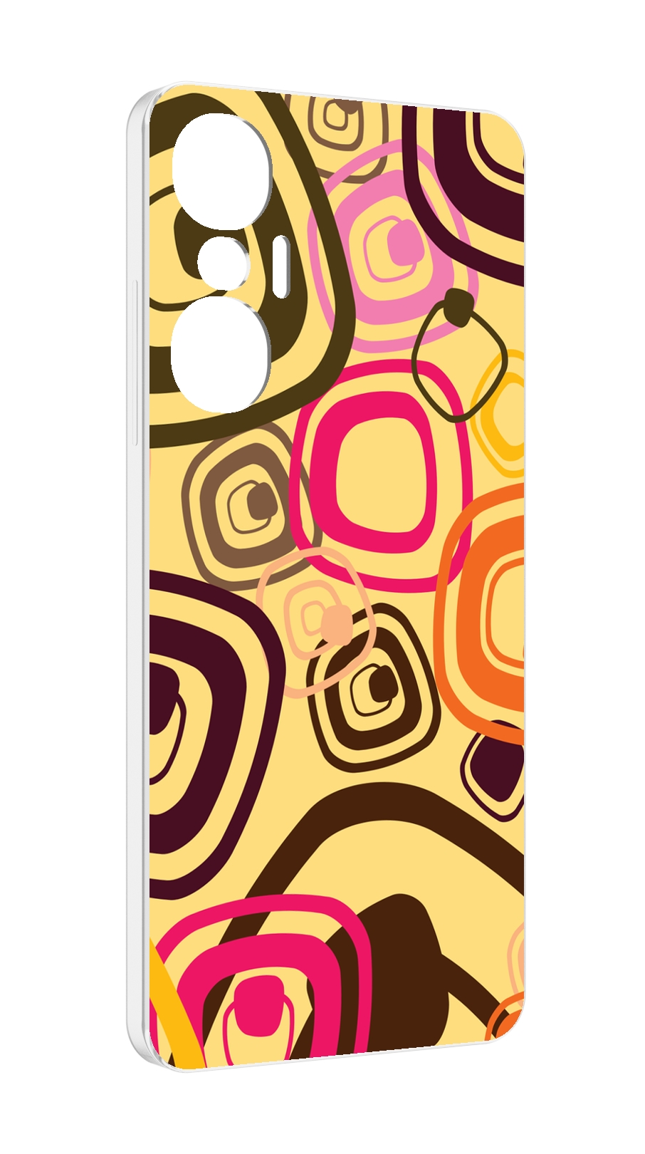 

Чехол MyPads абстракция-на-желтом-фоне для Infinix Hot 20S противоударный, Tocco
