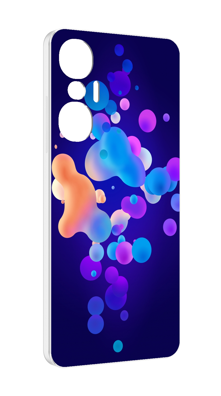 

Чехол MyPads абстрактные-пузырьки для Infinix Hot 20S противоударный, Tocco