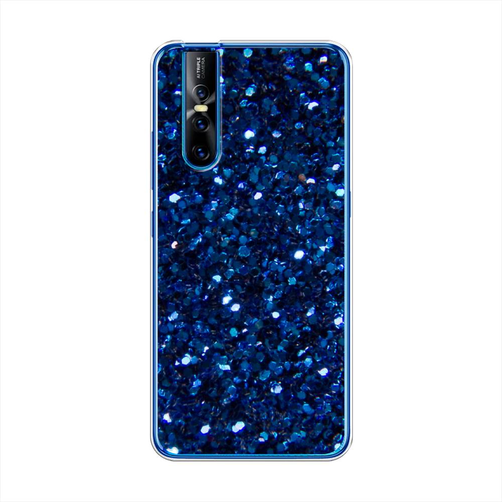 

Чехол Awog "Синие блестки рисунок" для Vivo V15 Pro