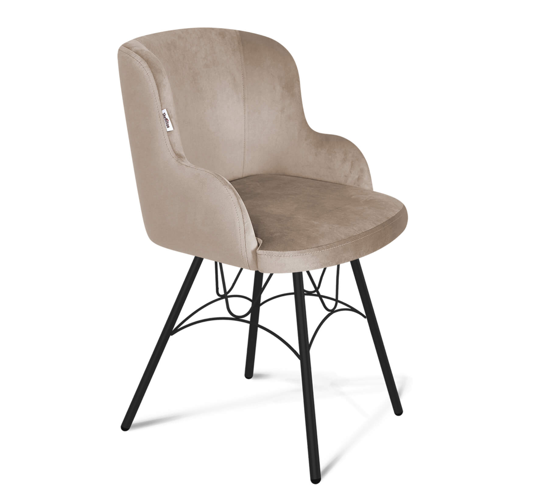 

Стул Sheffilton SHT-ST39/S100 латте/черный муар, SHT-ST39/S100