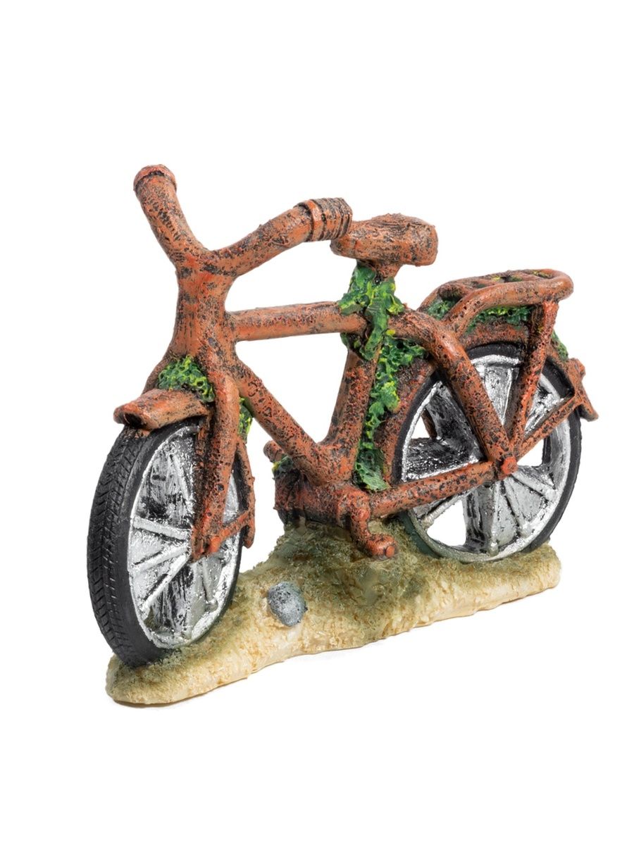 фото Грот для аквариума laguna велосипед, полиэфирная смола, 15,5х6,5х10,8 см