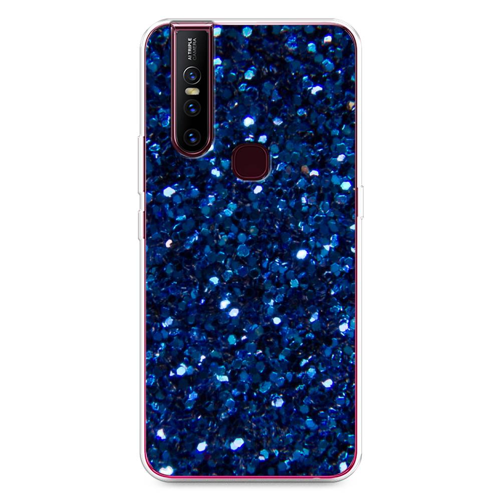 

Чехол Awog "Синие блестки рисунок" для Vivo V15