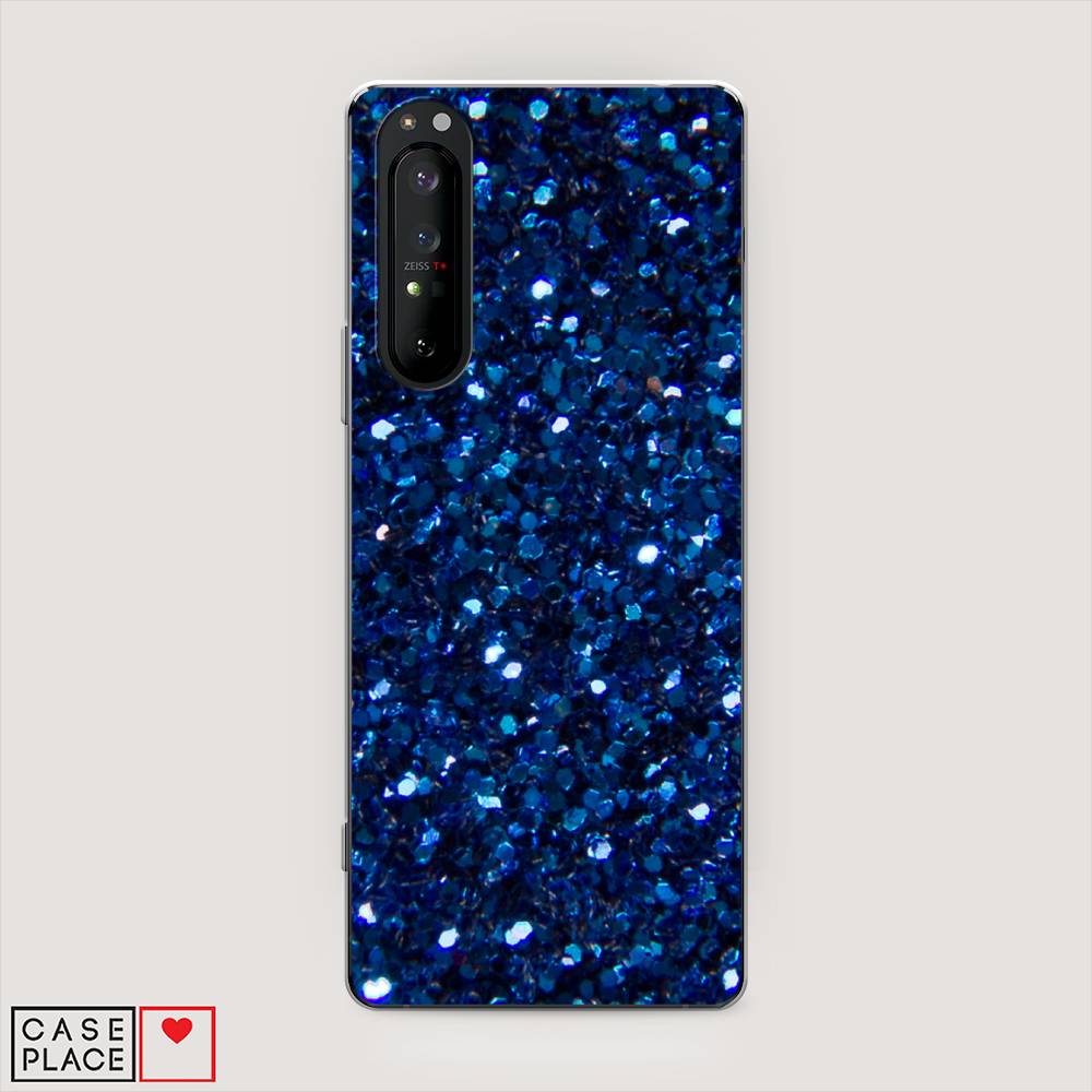 

Чехол Awog "Синие блестки рисунок" для Sony Xperia 1 II