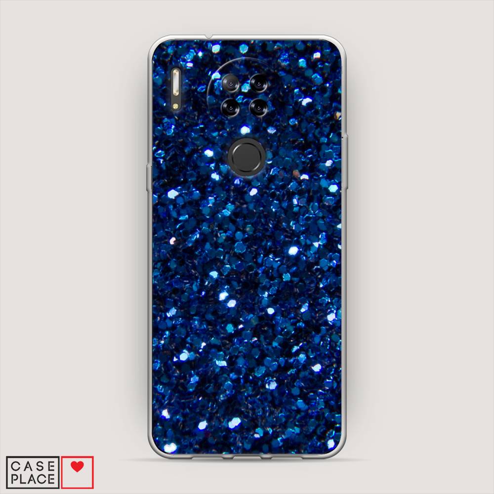 

Чехол Awog "Синие блестки рисунок" для Blackview A80