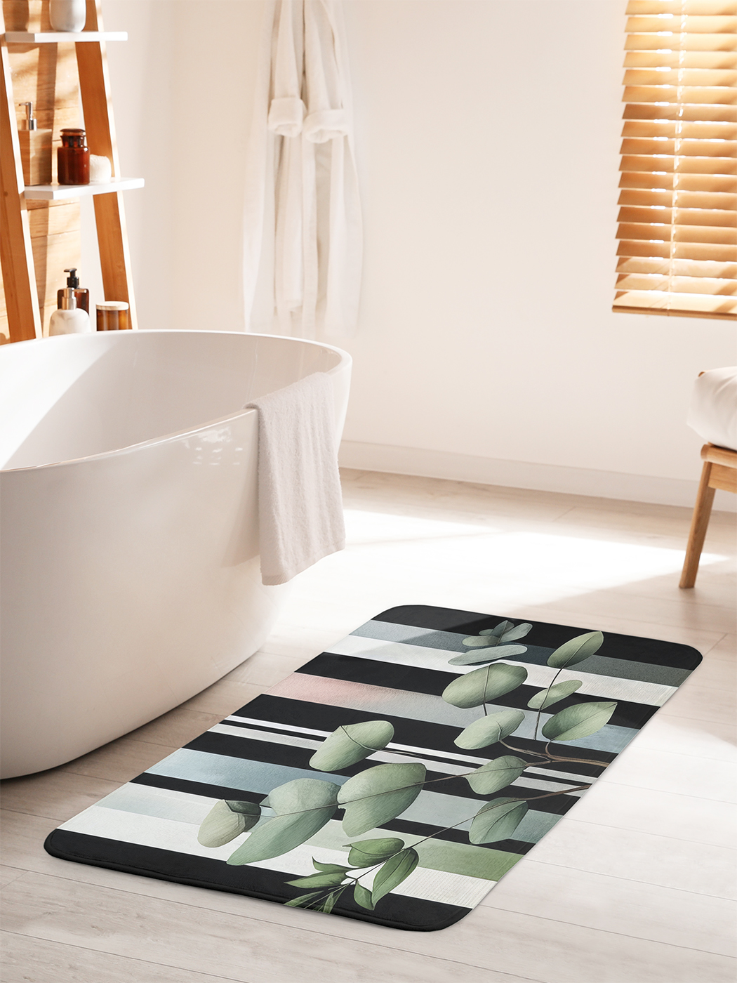 

Коврик для ванной туалета душа JoyArty "Искусство эвкалипта", bath_sd3346_60x100