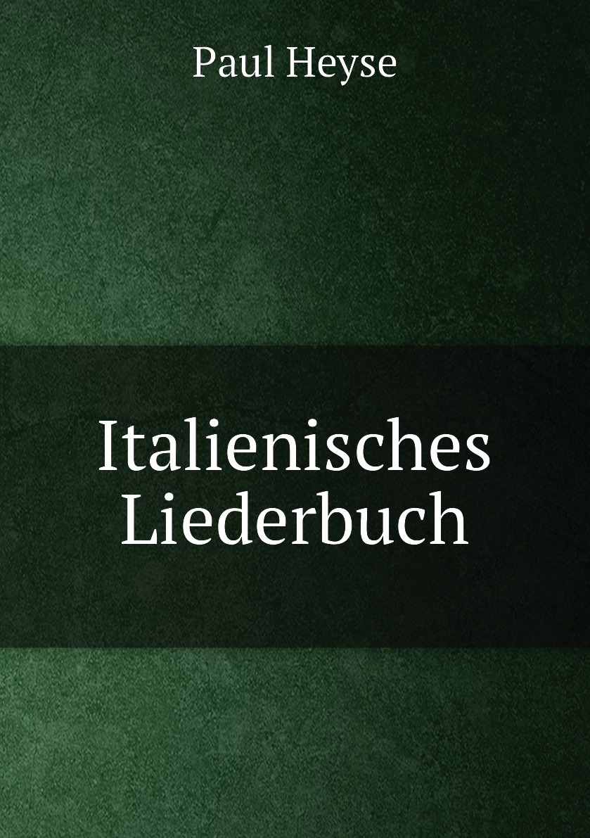 

Italienisches Liederbuch