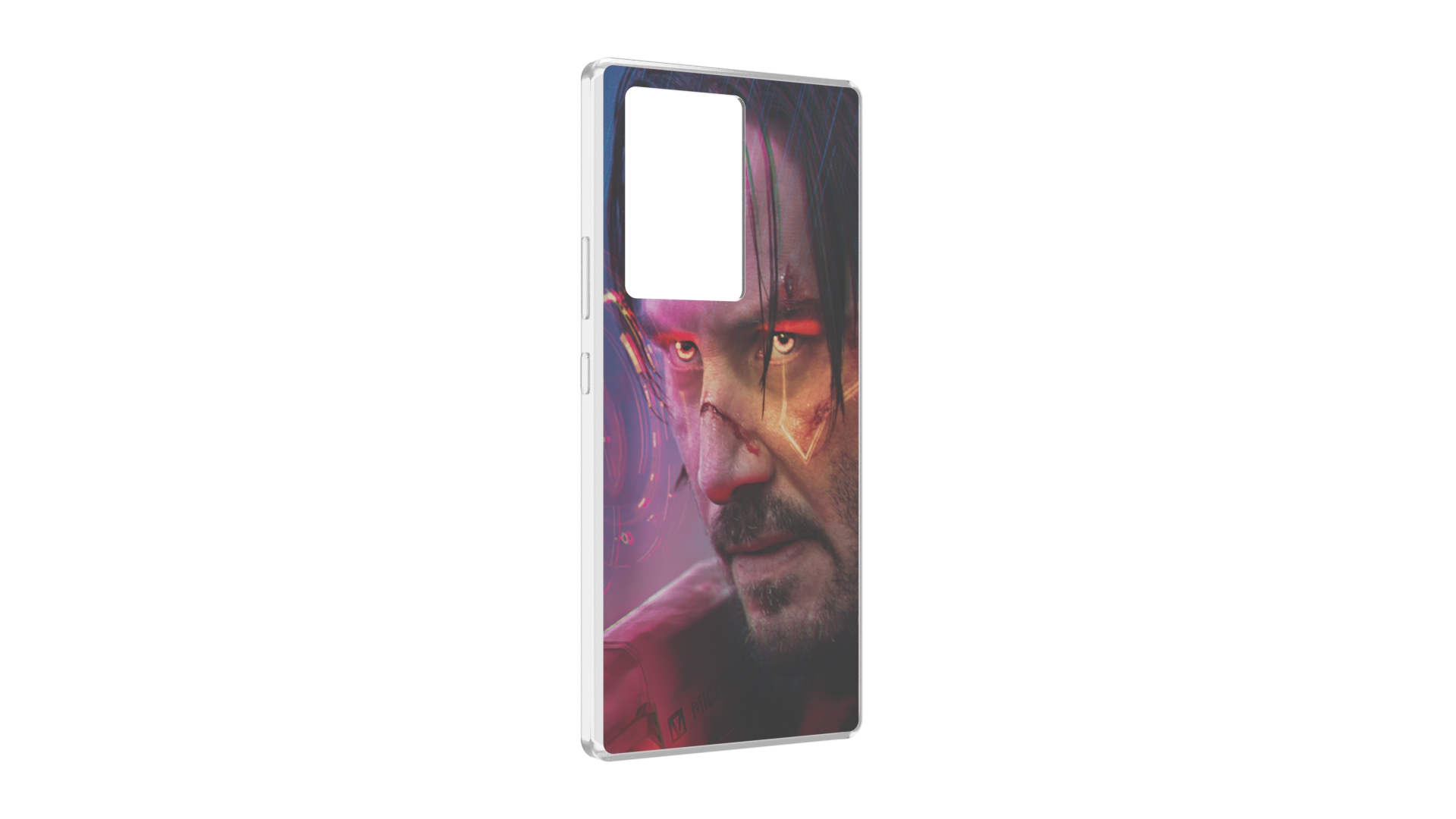 

Чехол MyPads cyberpunk 2077 Джонни Сильверхенд для ZTE Nubia Z40 Pro, Прозрачный, Tocco