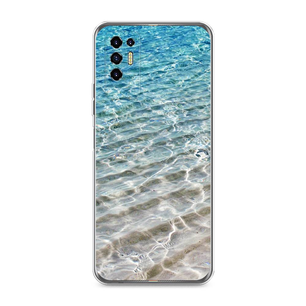 

Чехол Awog на Tecno Pova 2 "Волны 10", Разноцветный, 300550-4