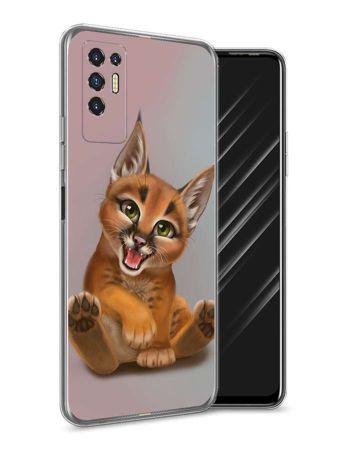 

Чехол Awog на Tecno Pova 2 "Малыш рыси", Разноцветный, 300550-1