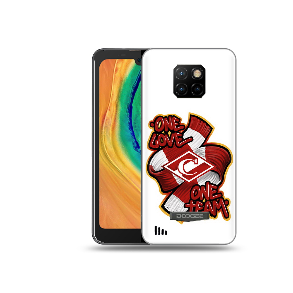 

Чехол MyPads Tocco для Doogee S88 Plus Одна любовь-Спартак, Прозрачный, Tocco
