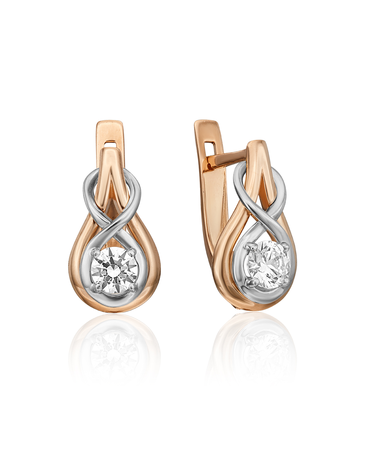 

Серьги из золота PLATINA jewelry 02-4467-00, бриллиант, 02-4467-00