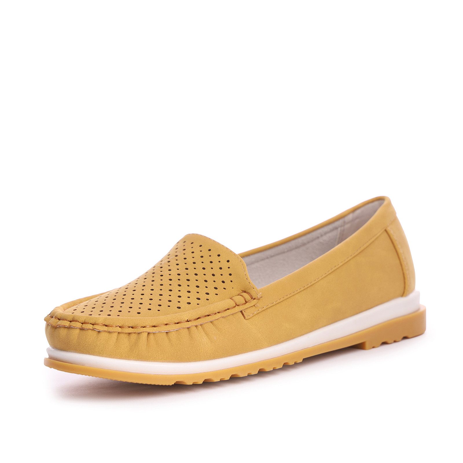 

Мокасины женские Marisetta 26-41WA-071ST желтые 38 RU, Желтый, 26-41WA-071ST