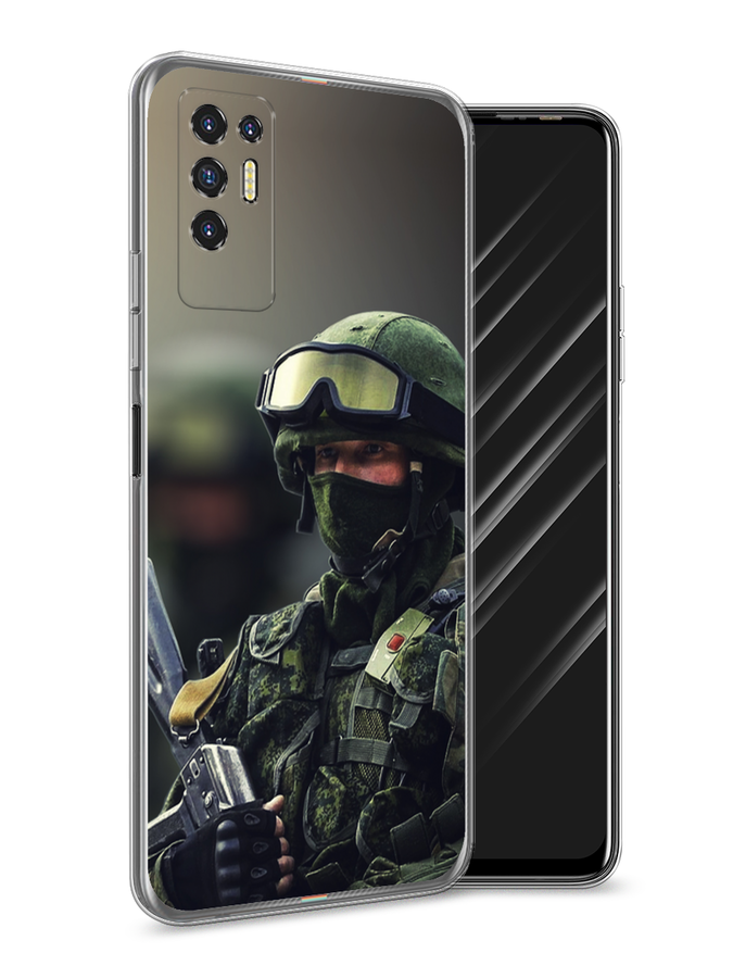 

Чехол Awog на Tecno Pova 2 "Солдат", Разноцветный, 300550-5