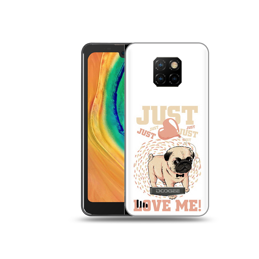 

Чехол MyPads Tocco для Doogee S88 Plus Люби меня, Прозрачный, Tocco
