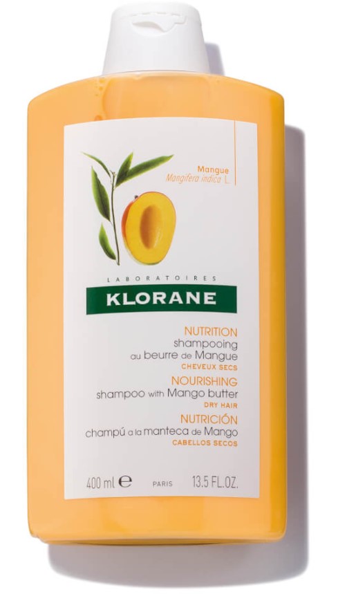 Купить Шампунь Klorane Dry Hair с маслом манго для сухих и поврежденных волос 400 мл