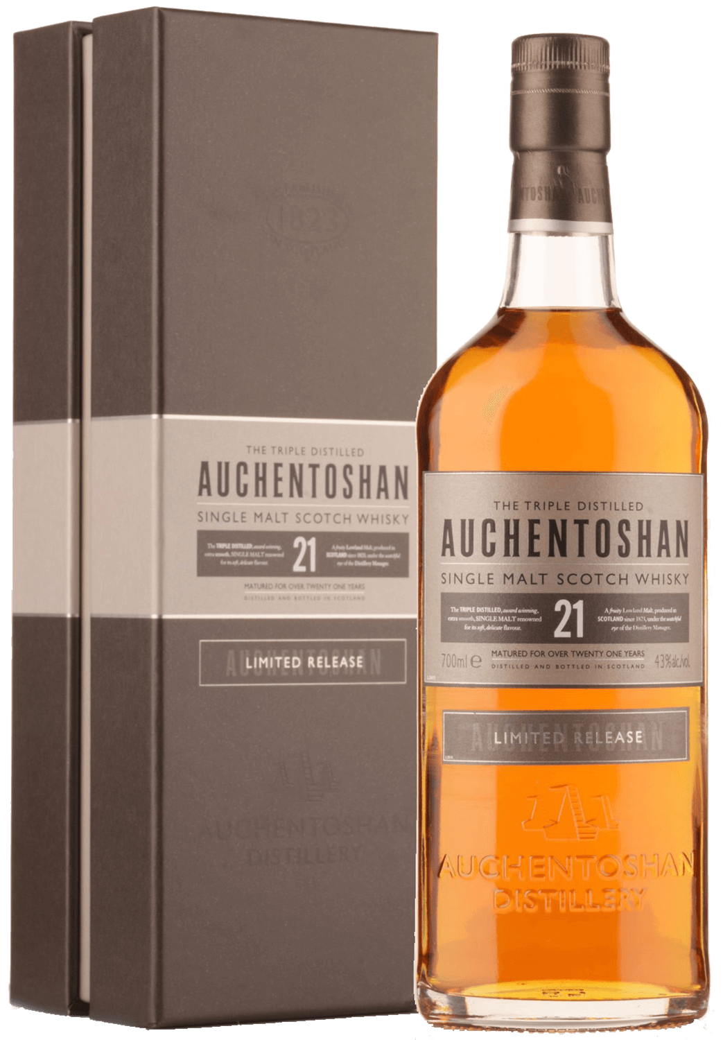 Виски Auchentoshan 21 y.o. Single Malt Scotch Whisky (gift box)