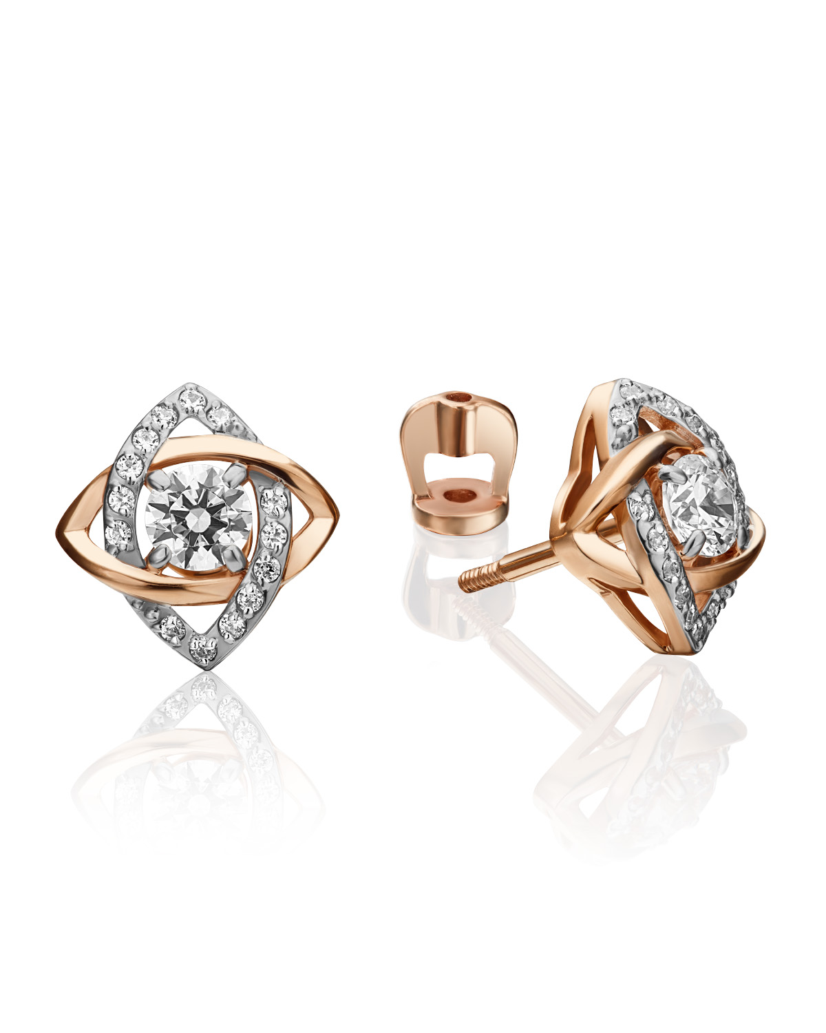 

Серьги из золота с фианитом PLATINA jewelry 02-4403-00-501-1110-38, 02-4403-00-501-1110-38