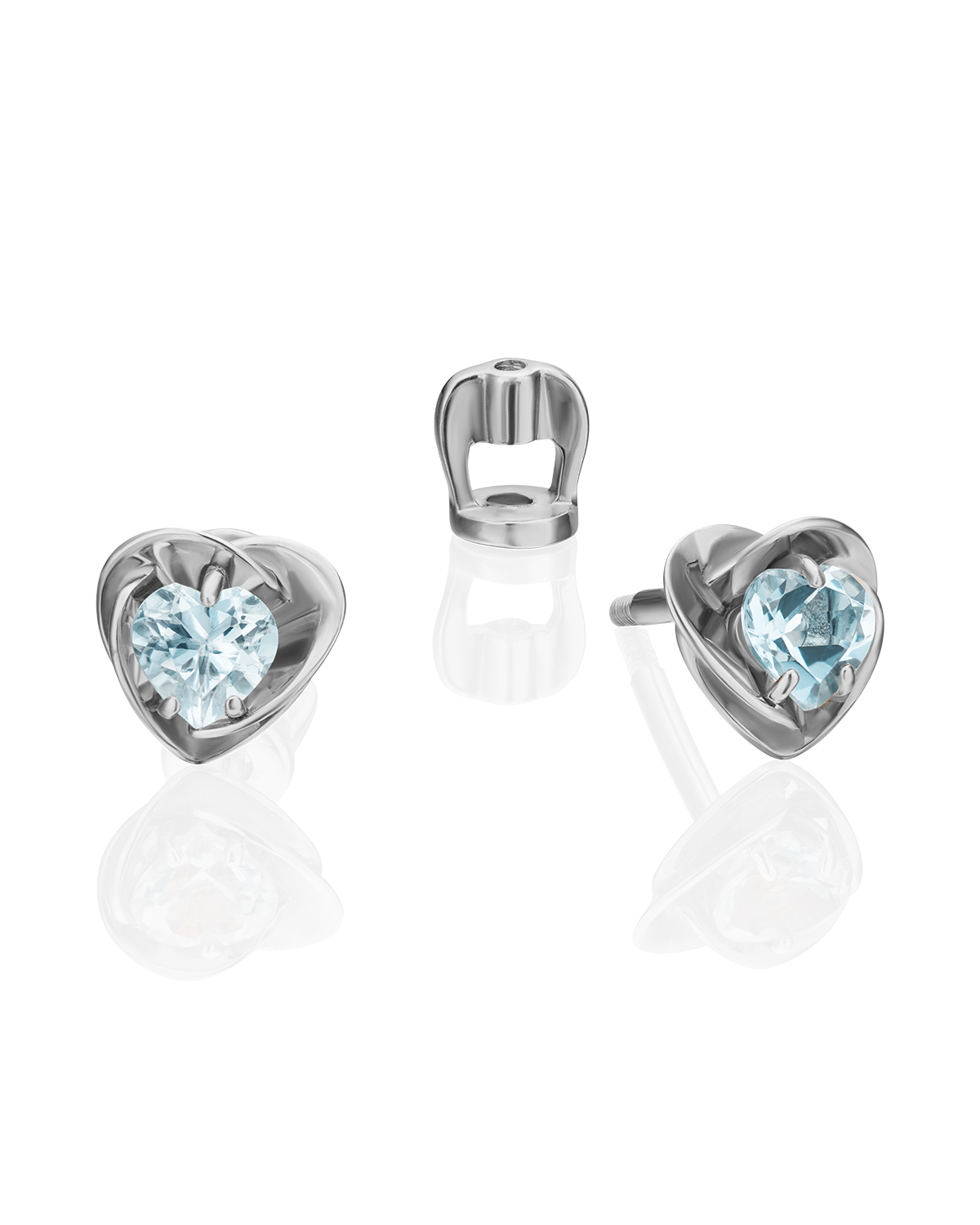

Серьги из золота PLATINA jewelry 02-4402-00, топаз, 02-4402-00