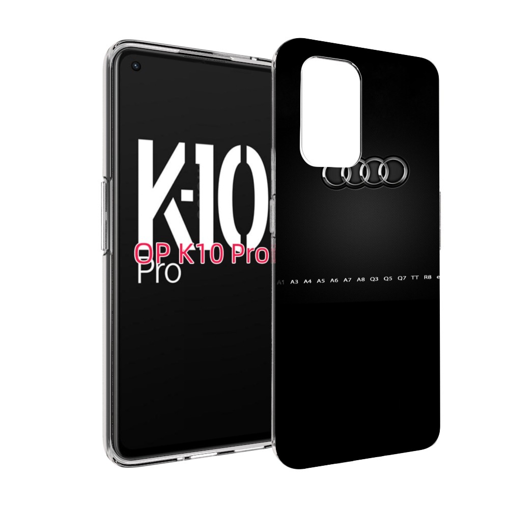 

Чехол MyPads audi 1 мужской для OPPO K10 Pro, Прозрачный, Tocco