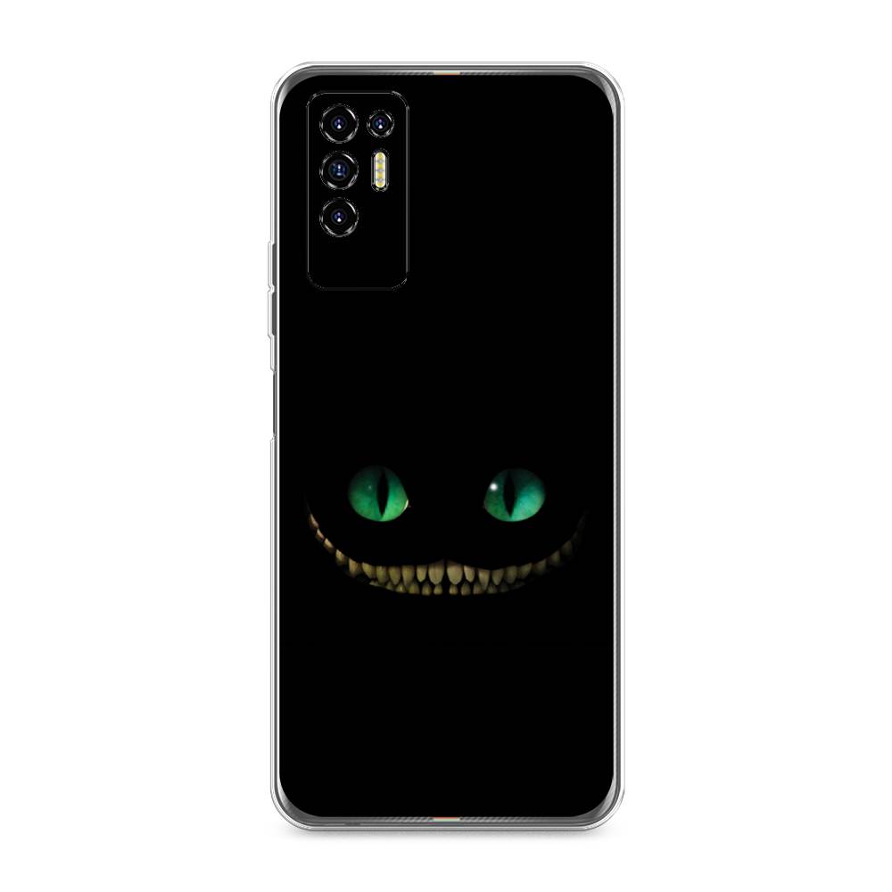 

Чехол Awog на Tecno Pova 2 "Зеленоглазый чеширский кот", Разноцветный, 300550-10