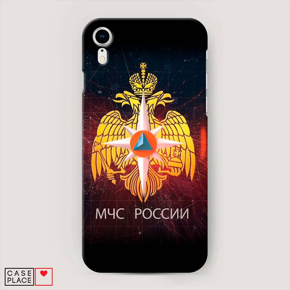 

Пластиковый чехол "МЧС России" на Apple iPhone XR (10R), 12020-4