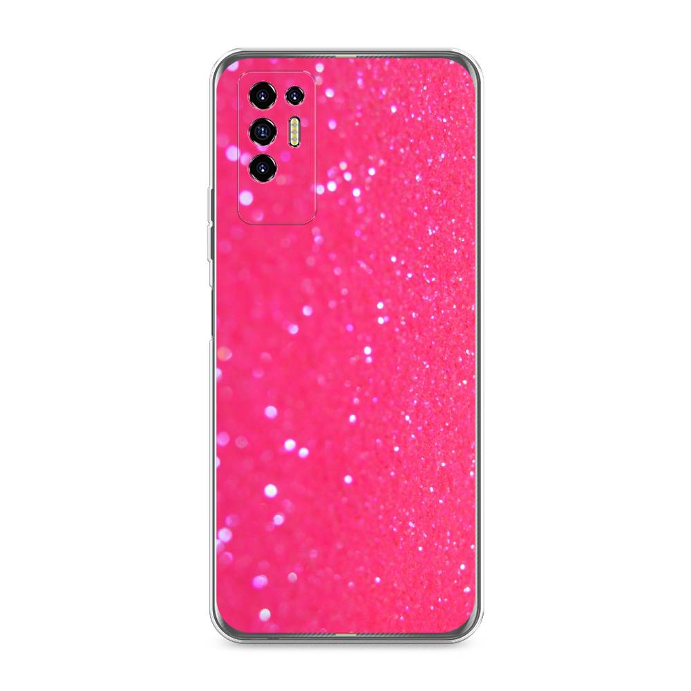 

Чехол Awog "Малиновые блестки рисунок" для Tecno Pova 2