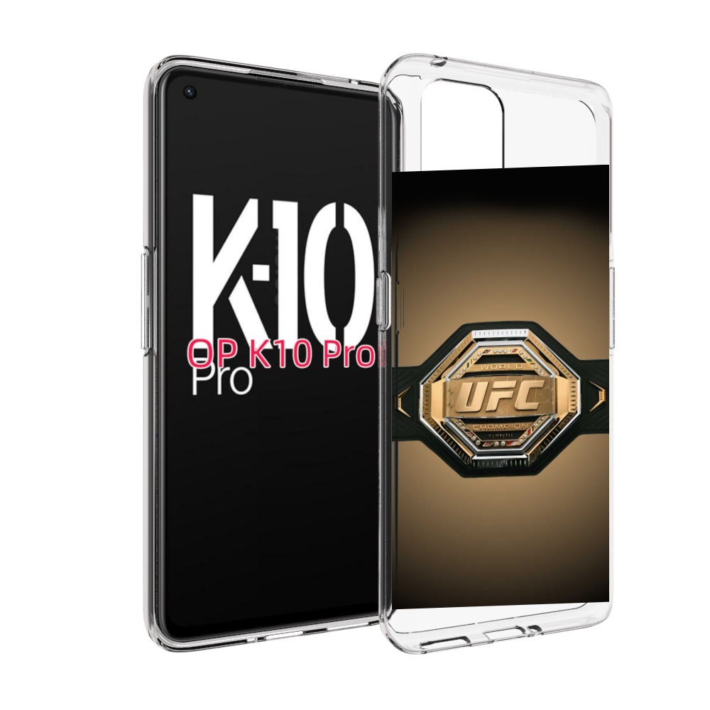

Чехол MyPads UFC единоборства мужской для OPPO K10 Pro, Прозрачный, Tocco