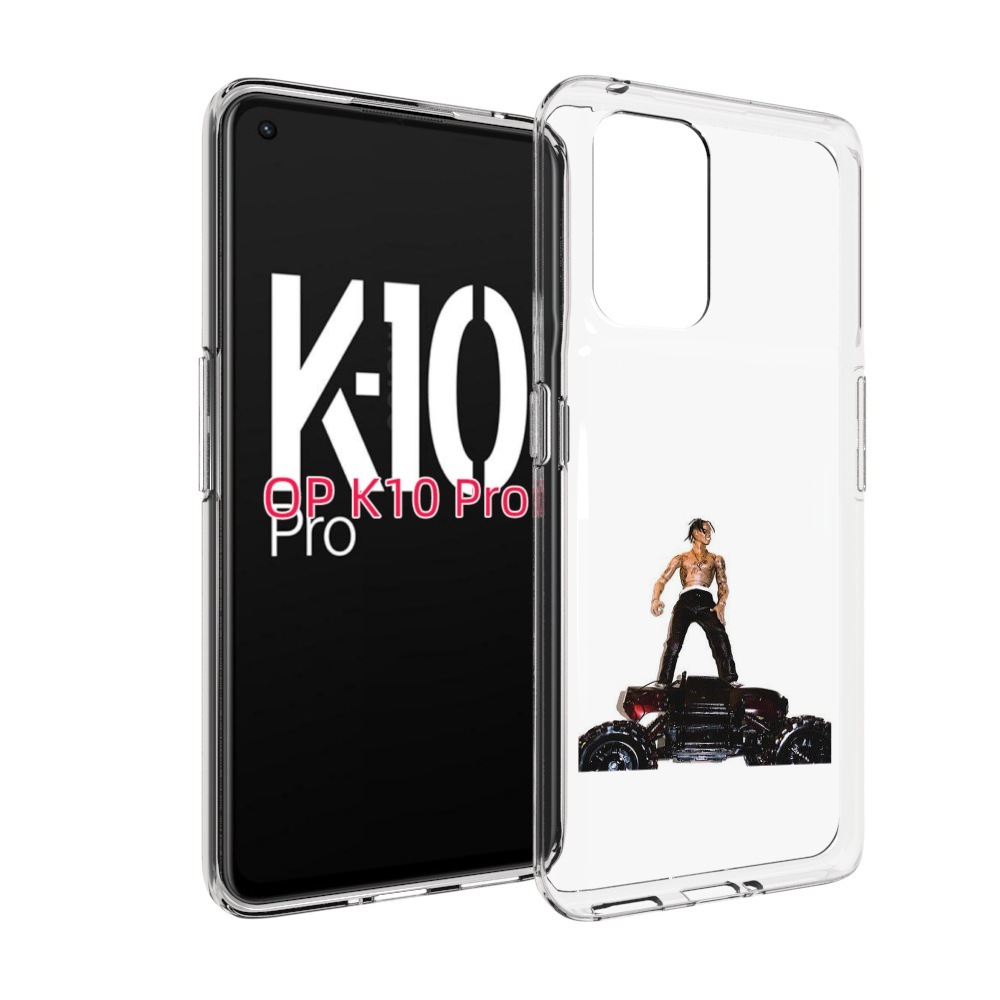 

Чехол MyPads Travis Scott - Rodeo для OPPO K10 Pro, Прозрачный, Tocco