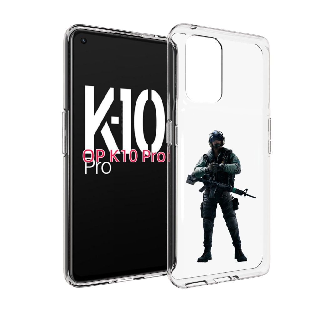 

Чехол MyPads Tom-Clancy's-Rainbow-Six-2 для OPPO K10 Pro, Прозрачный, Tocco