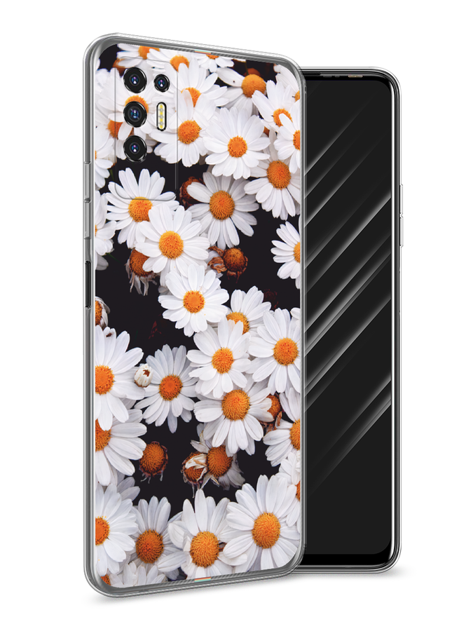 

Чехол Awog на Tecno Pova 2 "Ромашковое поле", Разноцветный, 300550-4