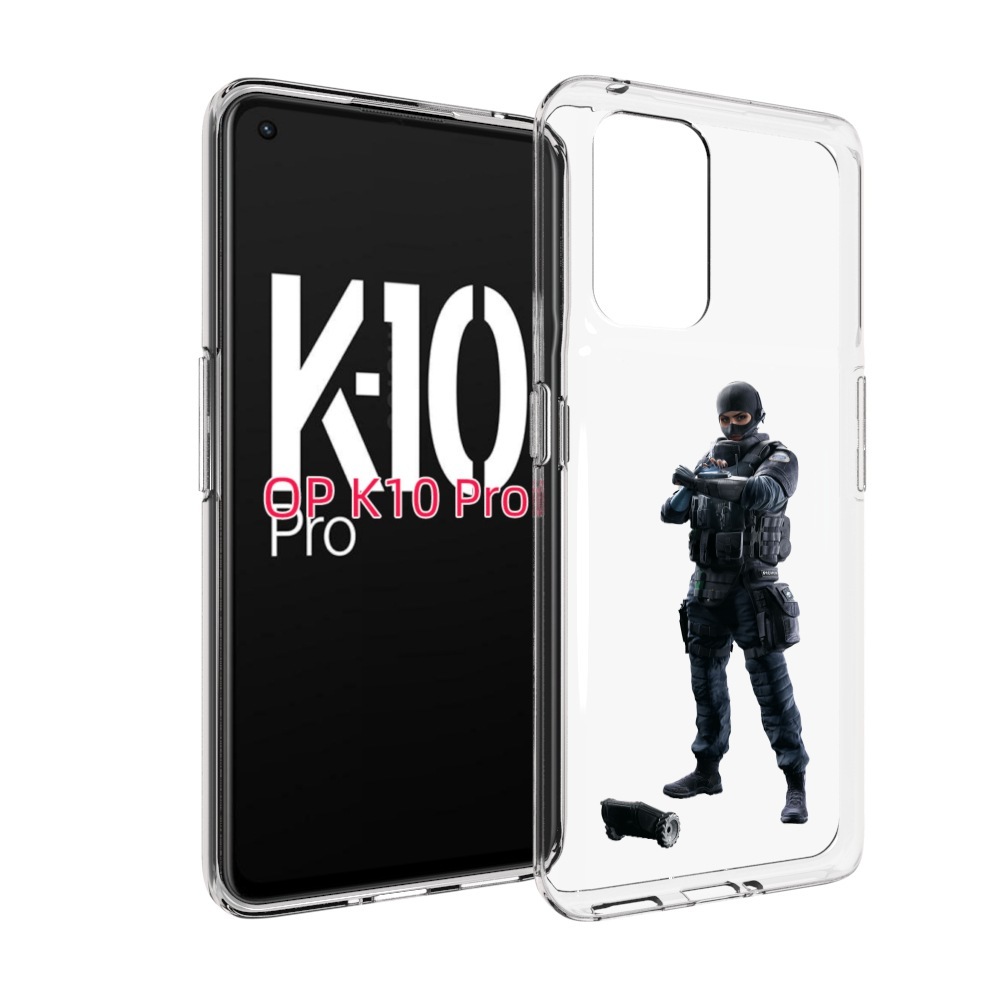 

Чехол MyPads Tom-Clancy's-Rainbow-Six-1 для OPPO K10 Pro, Прозрачный, Tocco