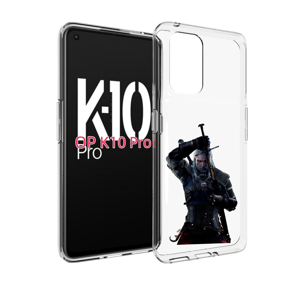 

Чехол MyPads The-Witcher-3-Ведьмак для OPPO K10 Pro, Прозрачный, Tocco