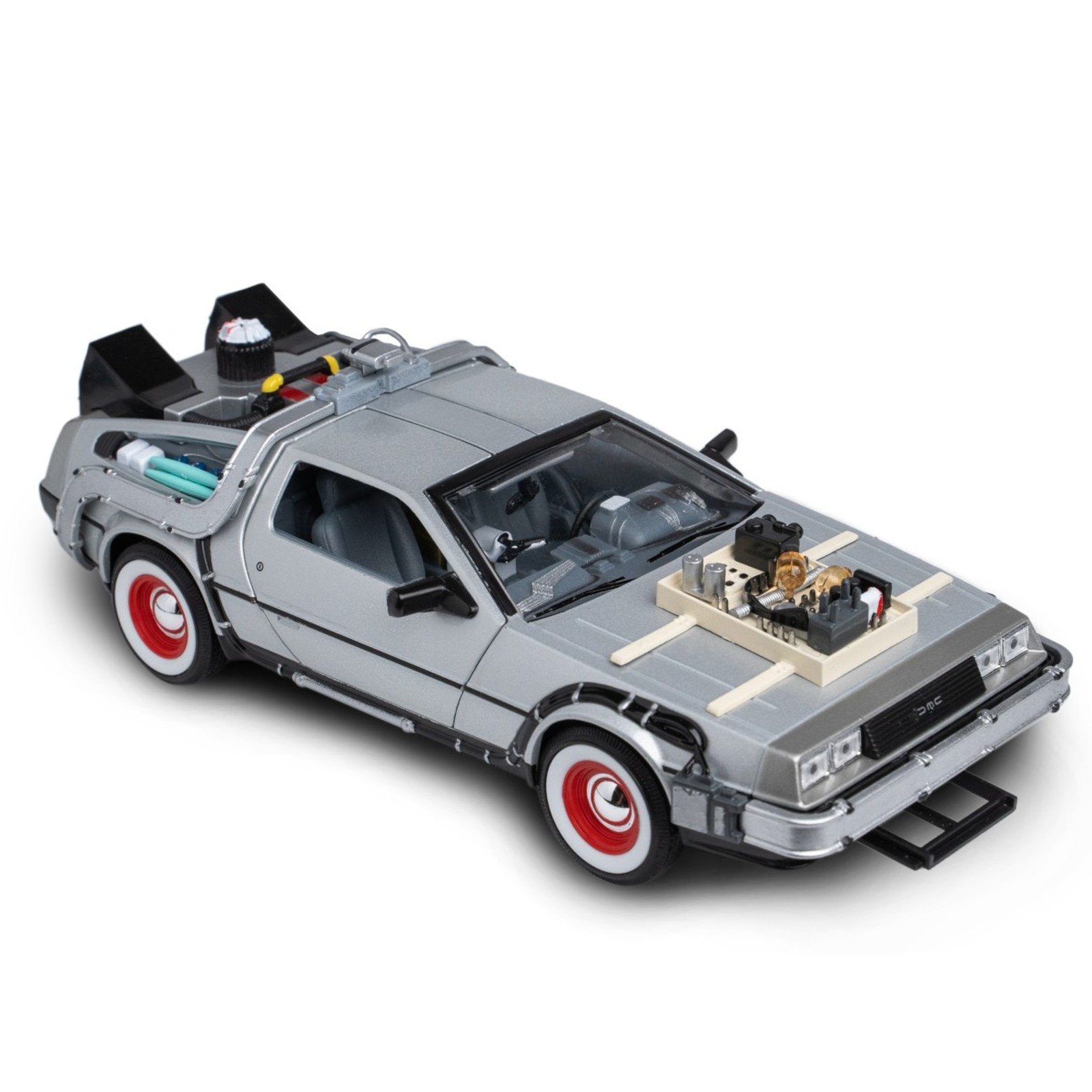 

Модель Welly DeLorean, машина времени, Back to the Future, серый, NB-0055-DLRN, DeLorean
