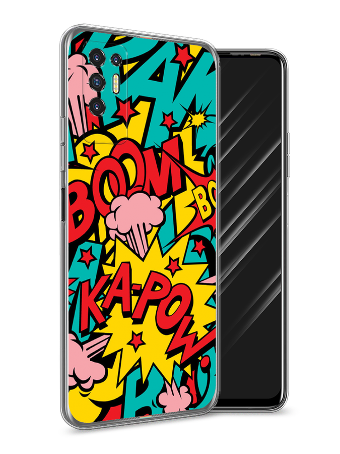 

Чехол Awog на Tecno Pova 2 "Постер pop art", Разноцветный, 300550-9