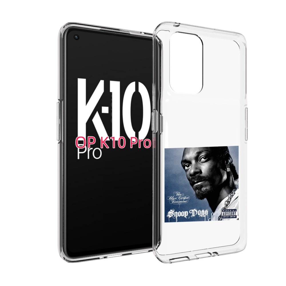 

Чехол MyPads Snoop Dogg THA BLUE CARPET TREATMENT для OPPO K10 Pro, Прозрачный, Tocco