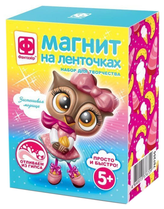 

Магнит на ленточках Фантазер Застенчивая модница 707255