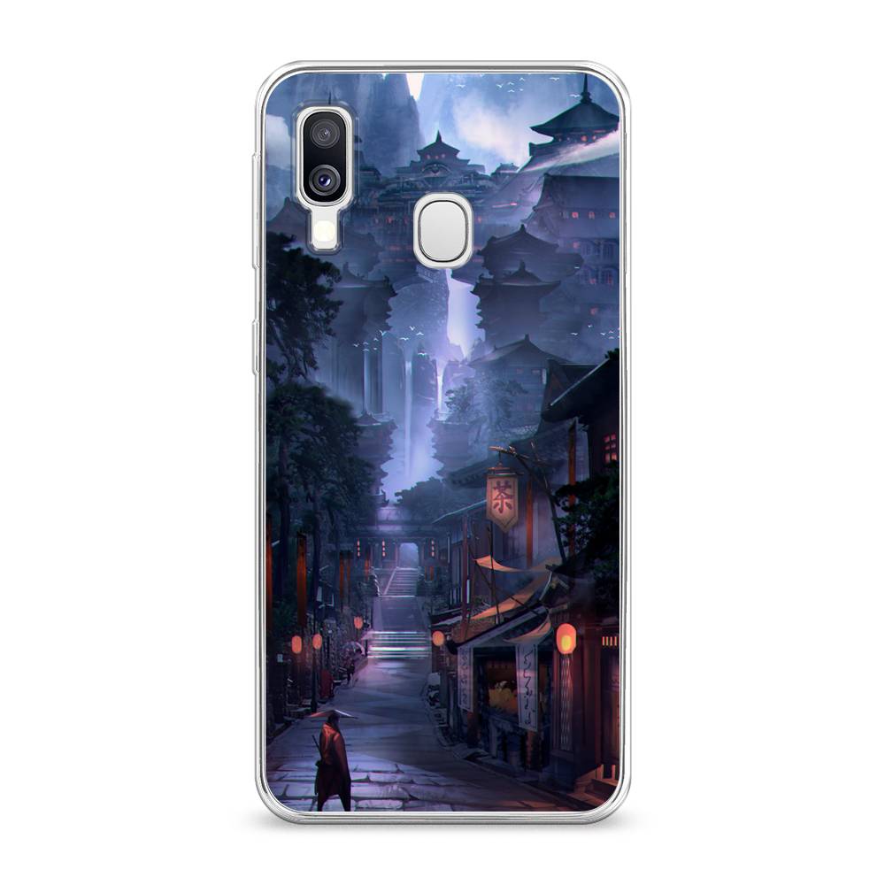 

Чехол Awog на Samsung Galaxy A40 "Одинокий самурай", Разноцветный, 28050-10