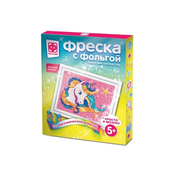 

Фреска с фольгой Единорог Фантазер / Эльфмаркет 407307