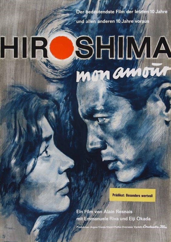 

Постер к фильму "Хиросима, моя любовь" (Hiroshima mon amour) Оригинальный 41,9x59,4 см